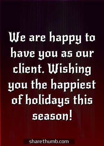 happy holidays message corporate